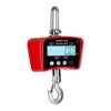 Steinberg Systems - kraanweegschaal hangweegschaal (1.000 kg / 0,5 kg, kg/lbs gewichtseenheden wisselen, gegoten aluminium, accu 6 V/4 Ah, LCD) rood