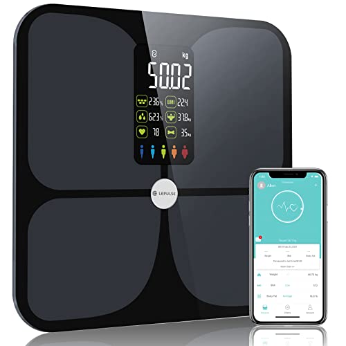 Lichaamsvetweegschaal, Digitale Lichaamsgewicht Weegschaal Weegschaal met Slimme BMI-Schaal
