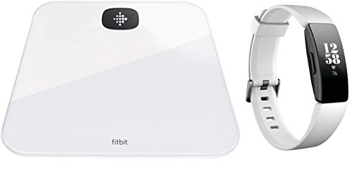 Fitbit Bundelweegschaal Aria Air + Activiytracker Inspire HR wit (FB203WTBNDL-DH) (FB203WTBNDLDH)