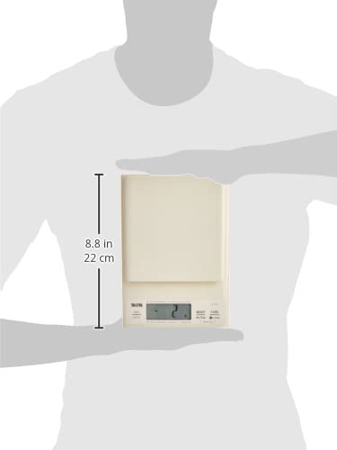 Tanita KD320WH33 Keukenweegschaal 3 kg met fijne verdeling 0,1 g