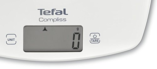 Tefal BC1000V0 Complete keukenweegschaal Precisie 5 kg / 1 g Tarrafunctie Wit
