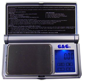 50 g/0,005 g zakweegschaal BS + kalibratiegewicht (gratis!) fijne weegschaal, digitale weegschaal, goudweegschaal, muntenweegschaal, G&G