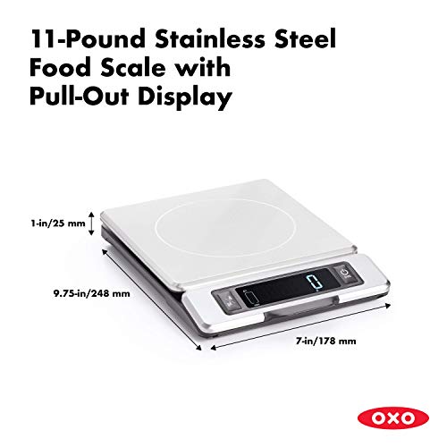 OXO Good Grips RVS keukenweegschaal van 5 kg
