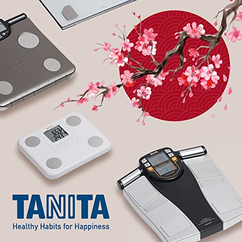 Tanita BC-730 de kleinste en lichtste lichaamsanalyse-weegschaal ter wereld, wit