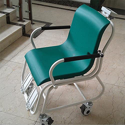 Rolstoelweegschaal voor ouderen, mobiele stoelweegschaal voor verpleeghuizen, elektronische rolstoelweegschaal, dialyserolstoelweegschaal, 440lb/660lb capaciteit digitale stoelweegschaal