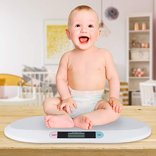 Little Choice digitale babyweegschaal, voor baby's tot 20 kg, ook voor kleine huisdieren, inclusief batterijen, wit