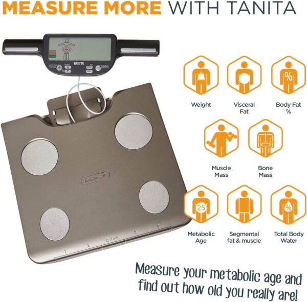 Tanita BC-601 Segment lichaamsanalyse weegschaal met gegevensoverdracht