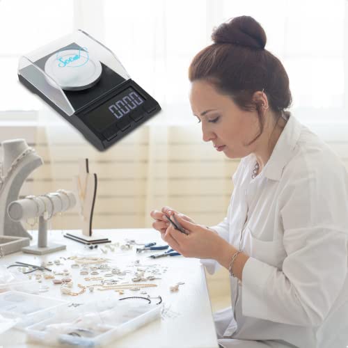 SOEM® Digitale Precisie Weegschaal - 0,001 tot 50 gram Tarra functie - Pocket scale - Juweliersweegschaal